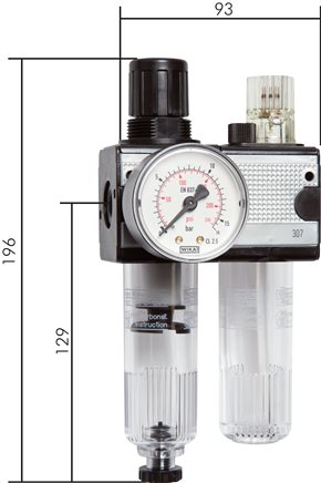 Exemplaire exposé: Unité de maintenance 2 pièces - Multifix série 1