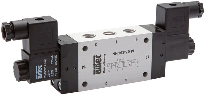 Exemplaire exposé: Électrovanne à impulsions 5/2 voies