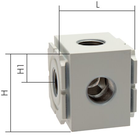 Exemplaire exposé: Bloc de distribution Eco-Line pour appareils de maintenance